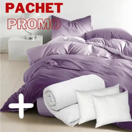 Plată securizată Pachet Lenjerie + Pilota + Perne Degrade V4 4 Piese
