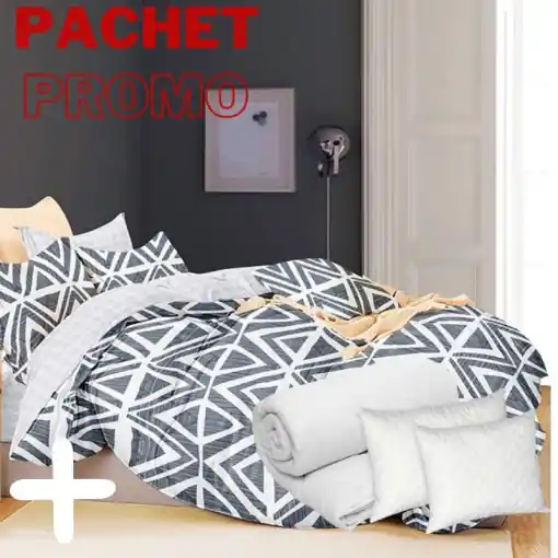 Popular Pachet Lenjerie + Pilota + Perne Louise 4 Piese