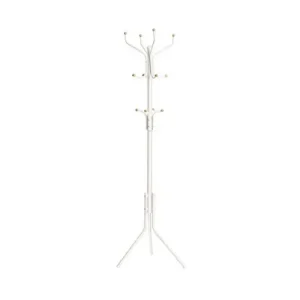 Promoție Cuier tip pom Model Zavala, Alb, 44x182 cm