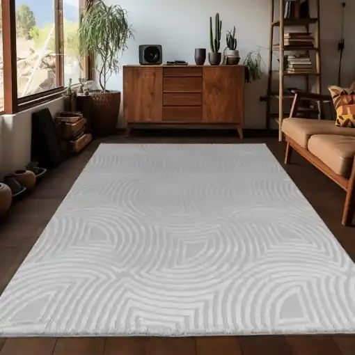Covor Sahara V3 Argintiu 160 x 230cm Plată securizată