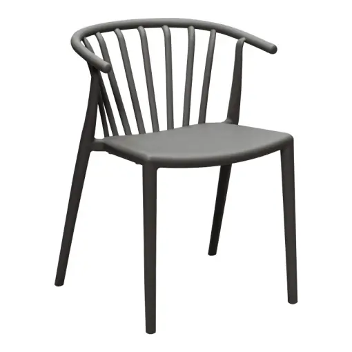 Ofertă limitată Fotoliu de Gradina Model Zelma, Antracit, 55x53x73 cm