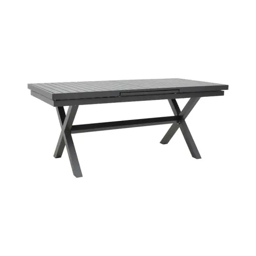 Masa de Gradina Model Dagyn, Gri inchis, 180-240x90x76 cm Comandă acum
