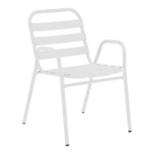 Reducere de preț Fotoliu de Gradina Model Sussie, Alb, 45x62x76 cm