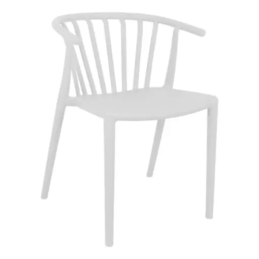 Ofertă specială Scaun de Gradina Model Zelma, Alb, 55x53x73 cm