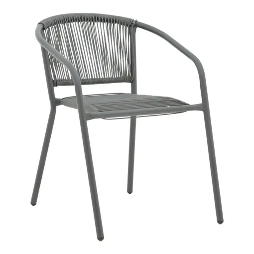 Vezi acum Fotoliu de Gradina Model Lindaria, Gri inchis, 54x63x74 cm
