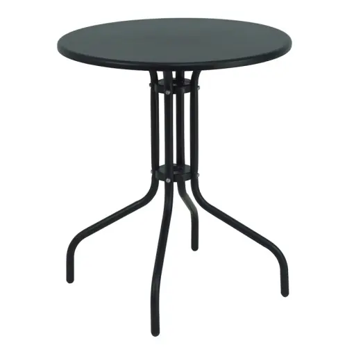Masa de Gradina Model Vergo, Gri inchis, D60x70 cm Cumpărături sigure
