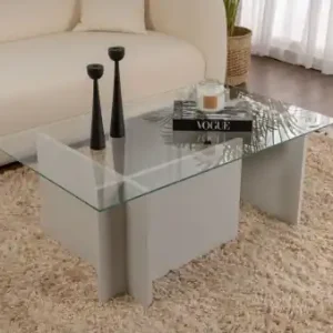 Reduceri Masuta de cafea Model Vetrino, Gri