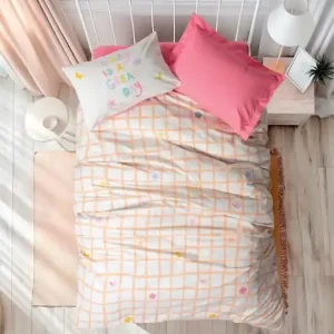 Nu rata Lenjerie de pat Copii Model Jours Pink