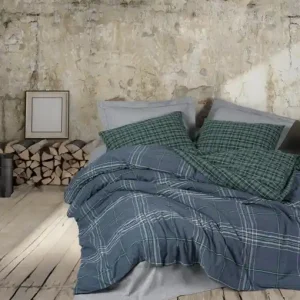 Ofertă exclusivă Lenjerie de pat dublu Model Isola Blue