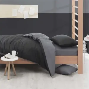 Lenjerie de pat 1 Persoana Model Mix Black, Fume Cumpără online