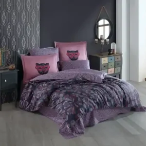 Cumpără acum Lenjerie de pat dublu, Bumbac 100% Satinat Model Caprice Pink