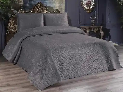 Set Cuvertura Pat Dublu Model Velica Anthracite Comandă acum