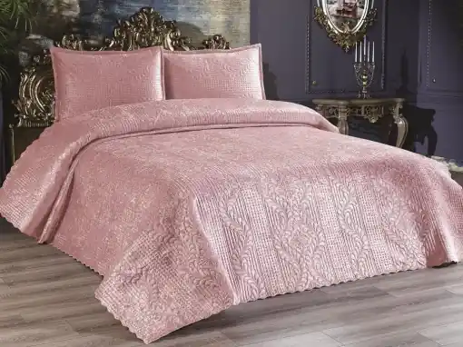Set Cuvertura Pat Dublu Model Velica Powder Cumpără acum