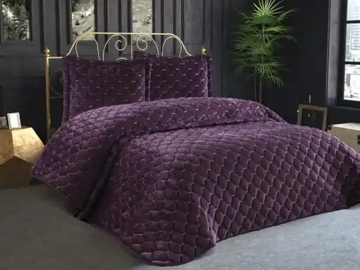 Set Cuvertura Pat Dublu Model Lima Damson Popular