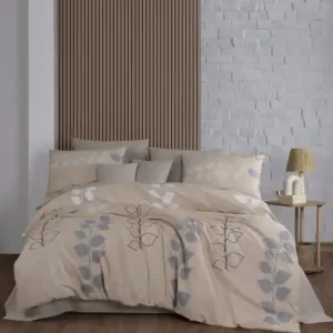 Lenjerie de pat 1 Persoana Model Henna Ofertă de sezon