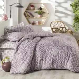 Ieftin Lenjerie de pat 1 Persoana Model Donjette Purple