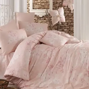 Preț promoțional Lenjerie de pat 1 Persoana Model Elena Pink