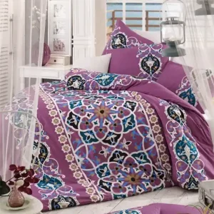 Reducere specială Lenjerie de pat 1 Persoana Model Kayra Pink