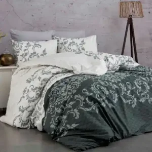 Preferatul clienților Lenjerie de pat dublu Model Lucca Grey