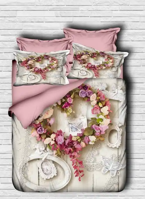 Premium Lenjerie de pat dublu Model 128
