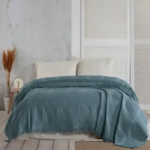 Ofertă limitată Cuvertura Pled pentru pat dublu Model Sirius Blue