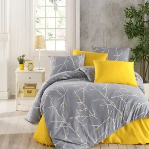 Lenjerie de pat 1 Persoana Model Parure Fitted Retur ușor