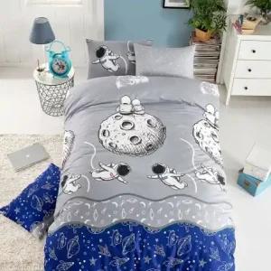 Plată sigură Lenjerie de pat dublu Model Space Fitted