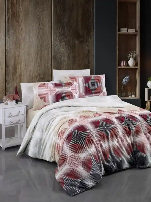 Lenjerie de pat dublu Model Bisa Promoție