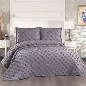 Set Cuvertura Pat Dublu Model Hayal Anthracite Ultima șansă
