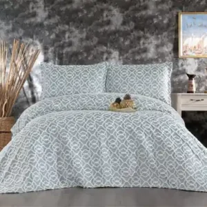 Set Cuvertura Pat Dublu Model Merlin Neft Ofertă limitată