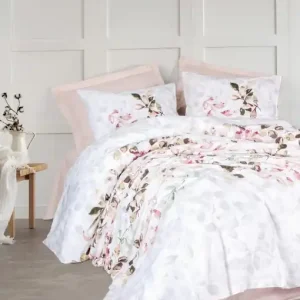 Ieftin Lenjerie de pat 1 Persoana Model Brice Beige