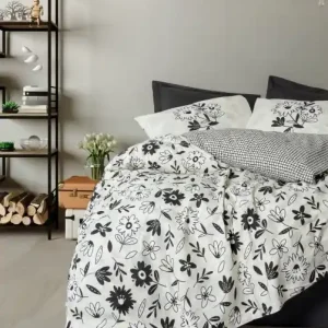 Plată sigură Lenjerie de pat 1 Persoana Model Meresa Black