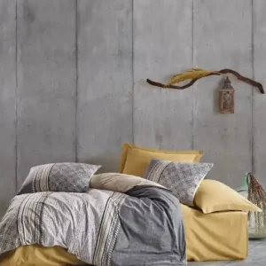 Noutate Lenjerie de pat 1 Persoana Model Nedra Beige