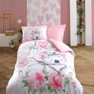 Promoție Lenjerie de pat Copii Model Koala Pink