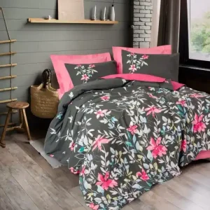 Lenjerie de pat 1 Persoana Model Merlin Pink Cumpără acum