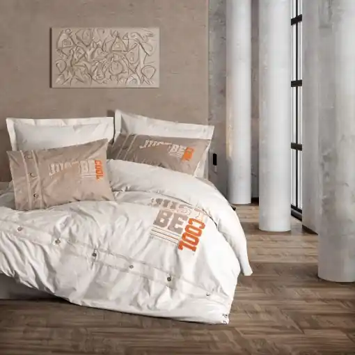 Expediere rapidă Lenjerie de pat 1 Persoana Model Cool Brown