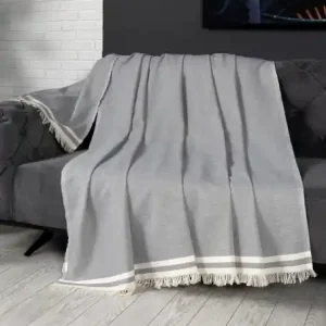 Cuvertura pentru Canapea Model Alinda Grey (170 x 230) Calitate înaltă