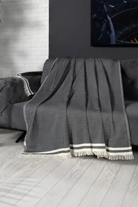 Doar azi Cuvertura pentru Canapea Model Alinda Anthracite (170 x 300)
