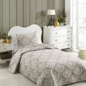 Livrare expres Cuvertura de pat 1 Persoana Model Post Brown