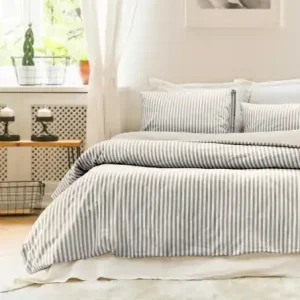 Noutate Lenjerie de pat dublu Model Nives Anthracite