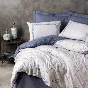 Cumpără online Lenjerie de pat 1 Persoana Model Nitsa Dark Blue
