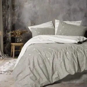 Reducere de preț Lenjerie de pat dublu Model Moke Brown