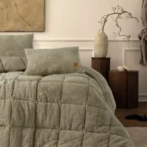 Cumpărături sigure Set Cuvertura Pat Dublu Model Pelus Stone