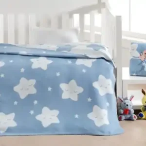 Patura Bebelusi Model Star Light Blue Discount