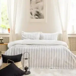 Lenjerie de pat dublu Model Notta Anthracite Ofertă