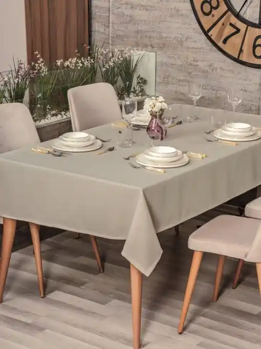 Expediere rapidă Fata de Masa Model Plain 160 Beige