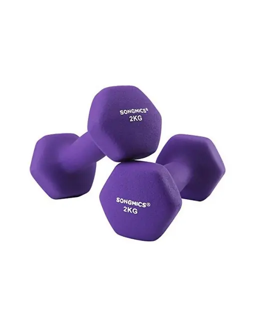 Set 2 gantere, Songmics, 2 x 2 Kg, Mov Preferatul clienților