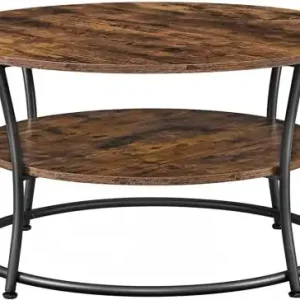 Masuta de Cafea Model Emely, 80x80x45 cm, Maro Rustic Cumpărături sigure