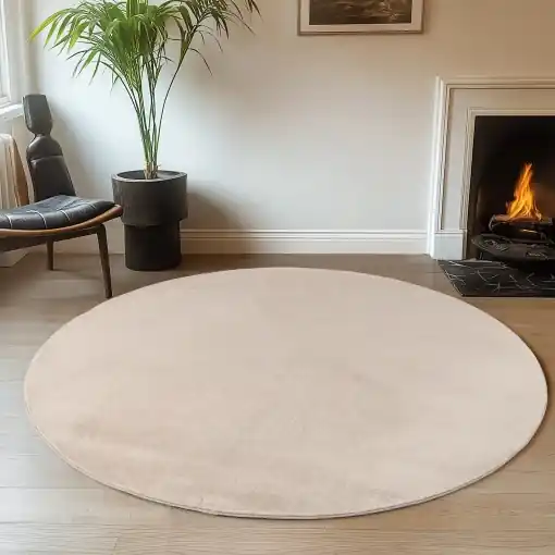 Comandă acum Covor Joy Crem, Rotund, D120 cm