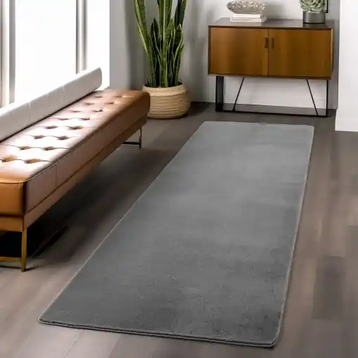 Noutate Covor traversa Joy Gri, 80 x 250 cm